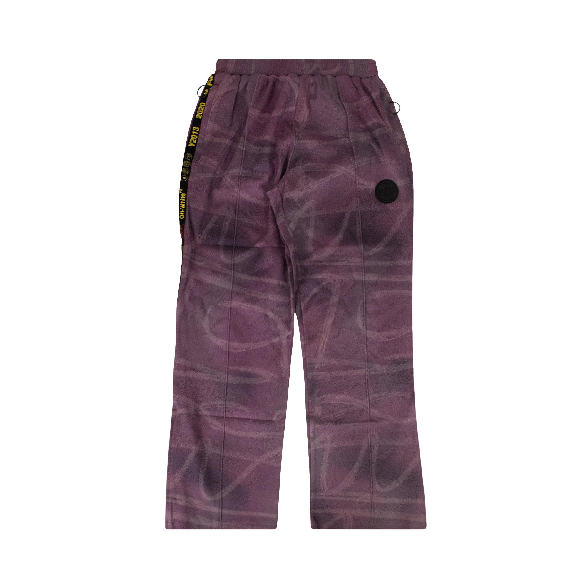 Off-White Spot Print Track Pants 'Purple' | GOAT