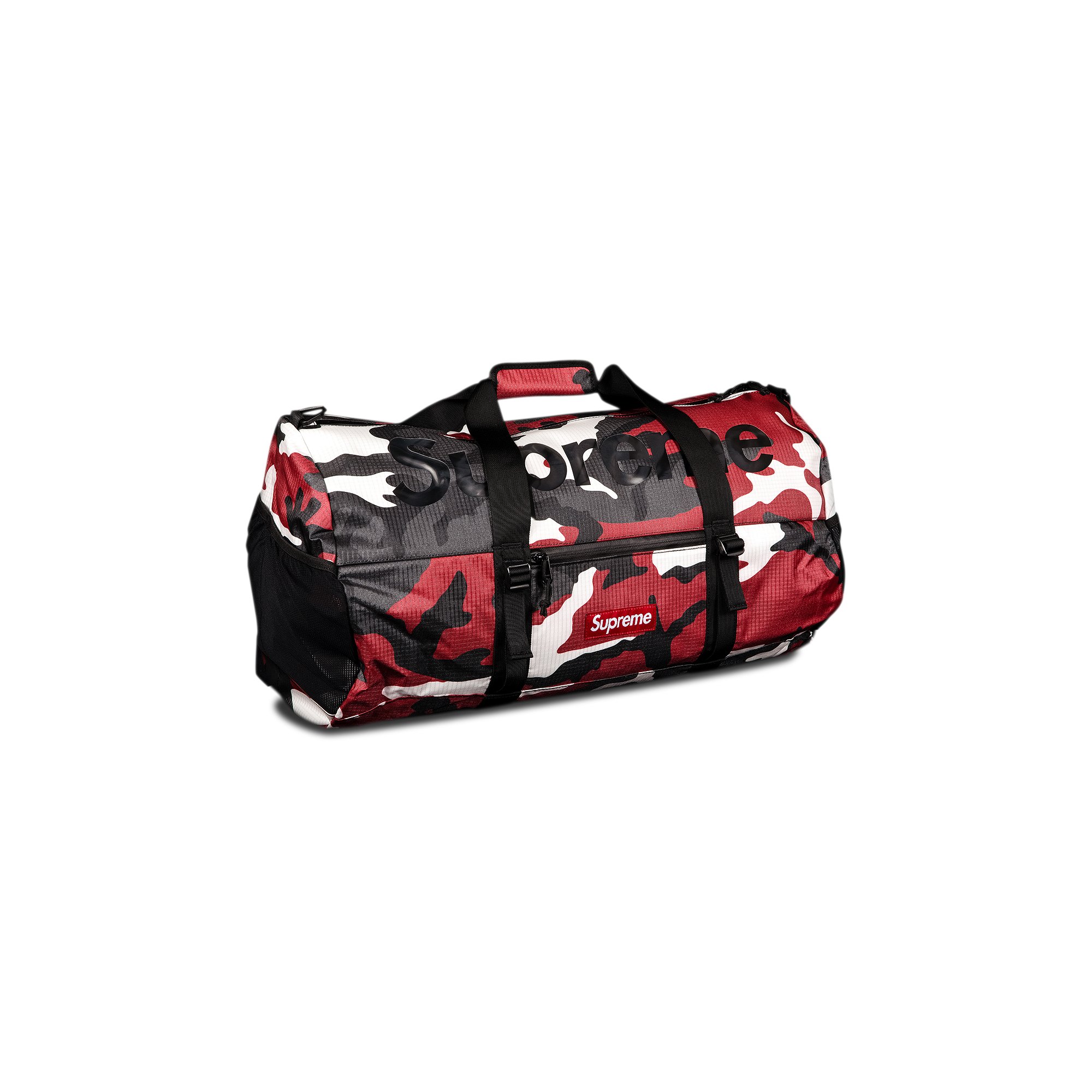 Buy Supreme Duffle Bag 'Red Camo' - SS21B10 RED CAMO | GOAT
