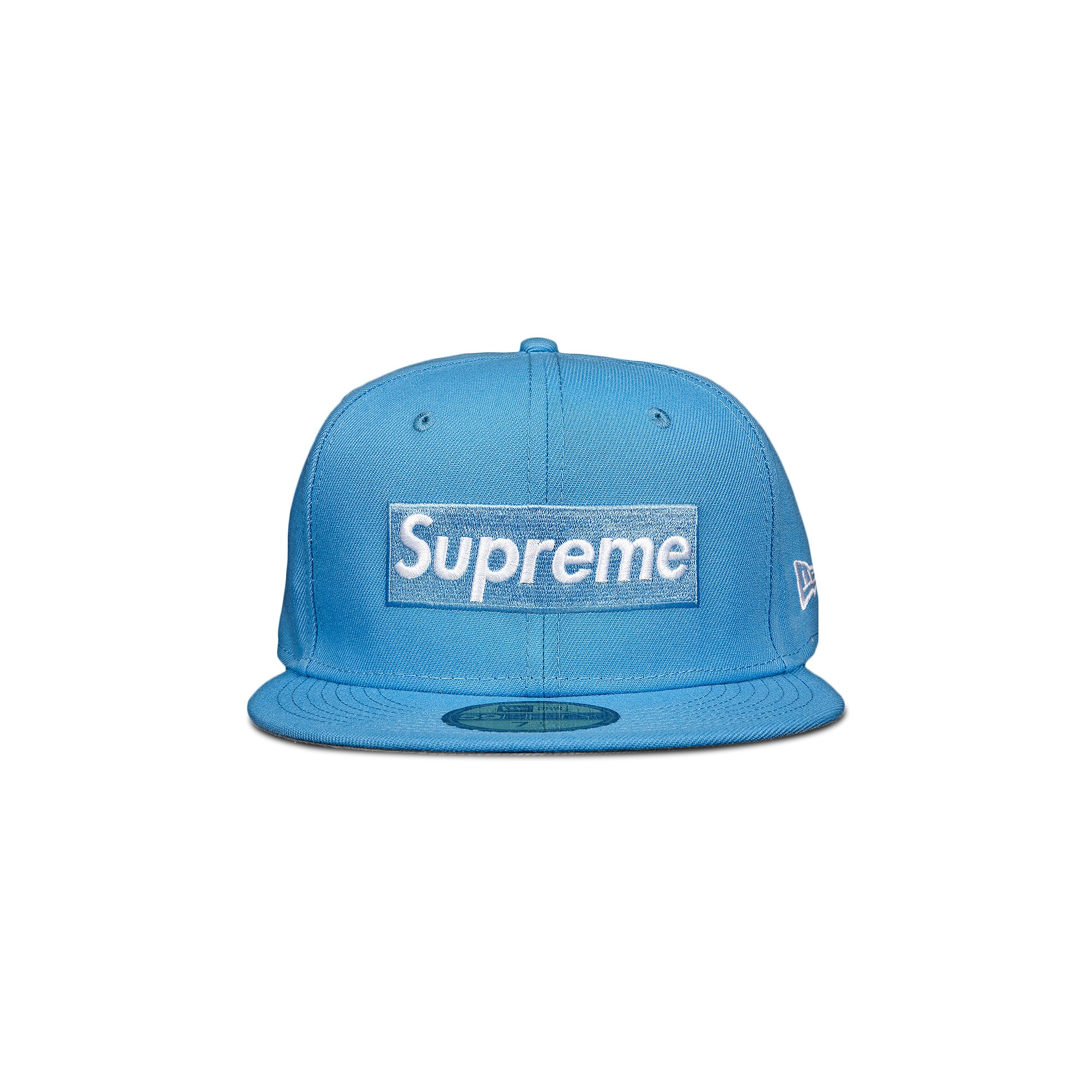 Supreme x New Era Champions Box Logo Hat 'Bright Blue'