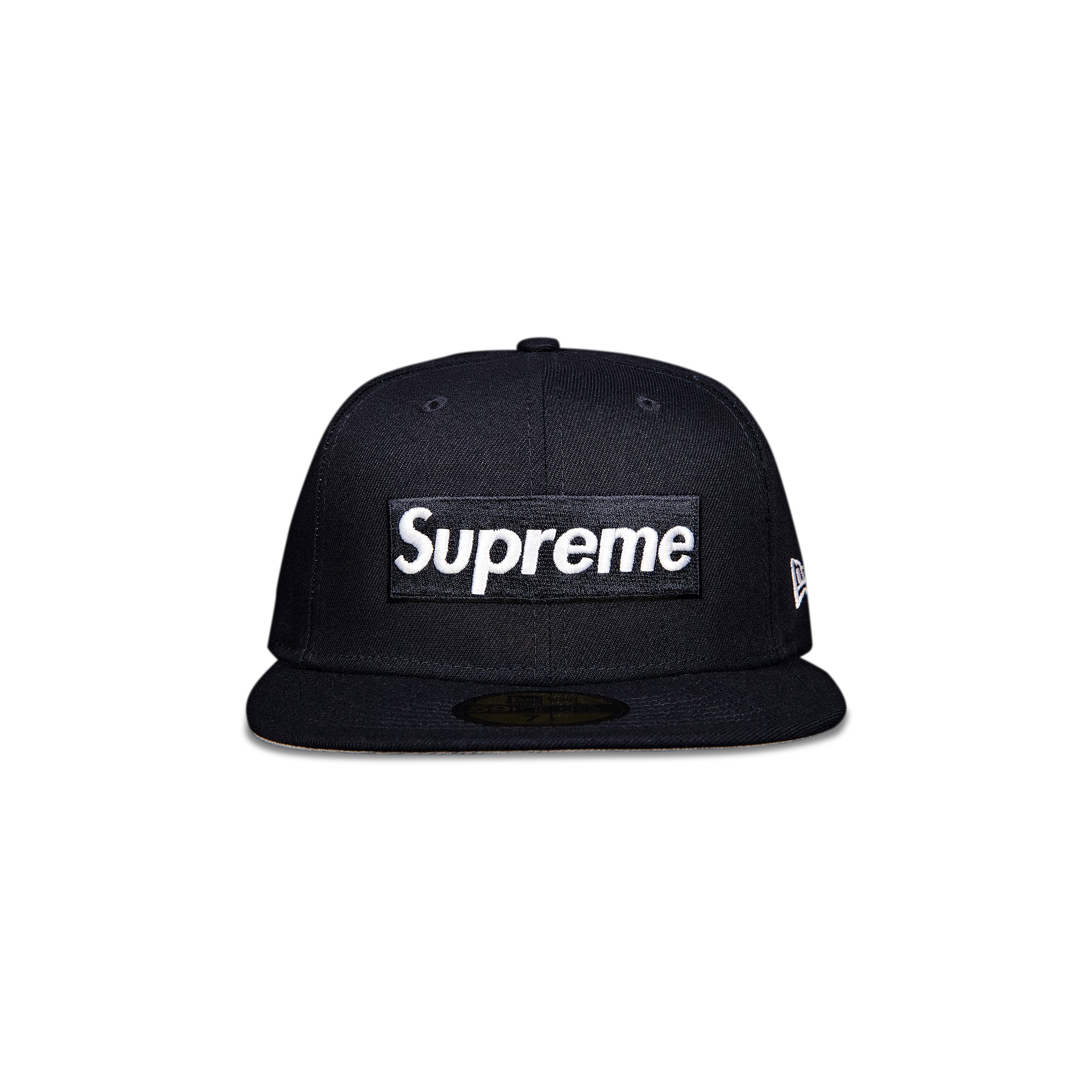 Supreme x New Era Champions Box Logo Hat 'Navy' | GOAT