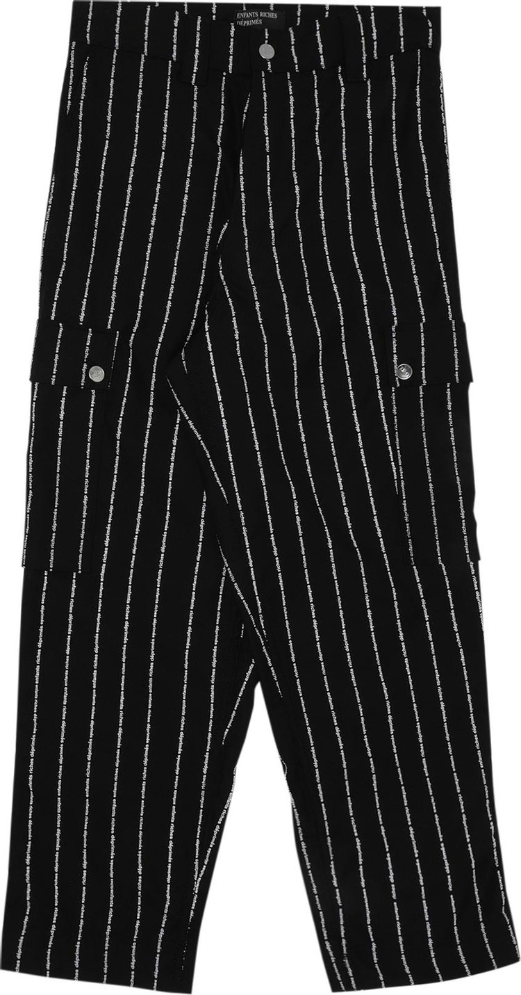 Enfants Riches Déprimés Logo Stripe Pant 'Black/White'