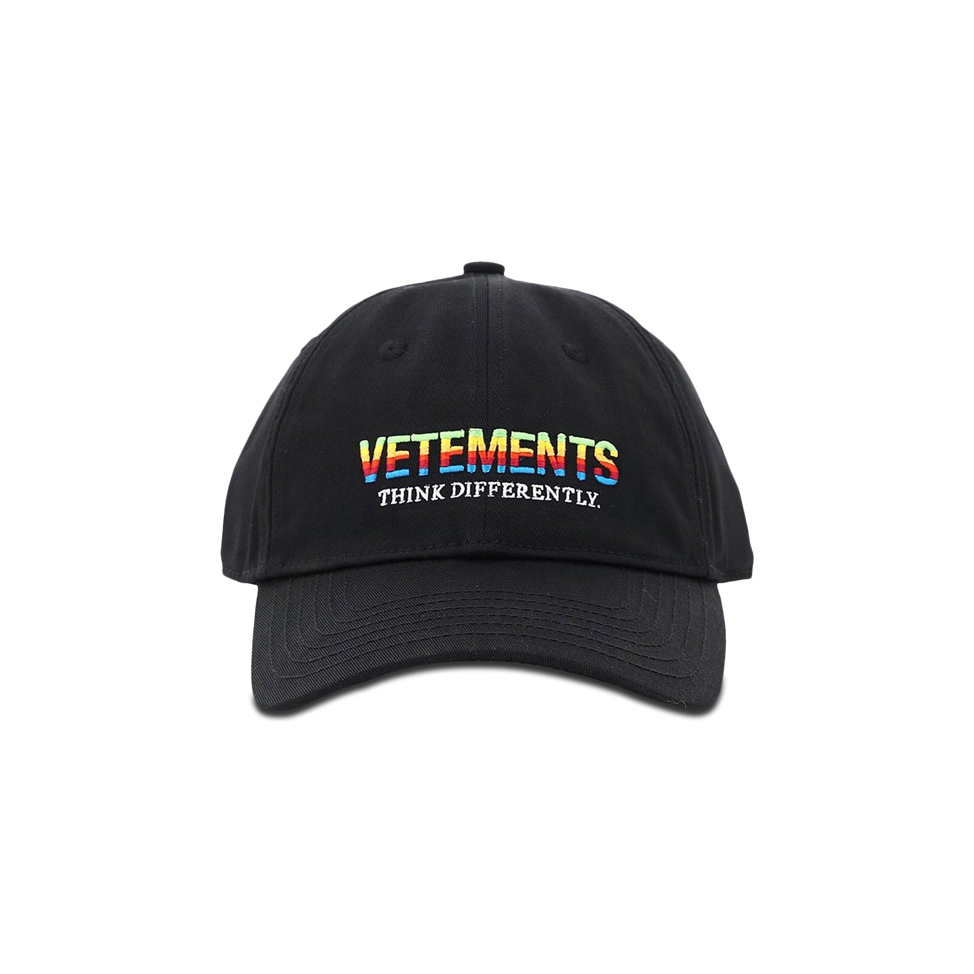 Vetements Think Differently Logo Cap 'Black' | GOAT