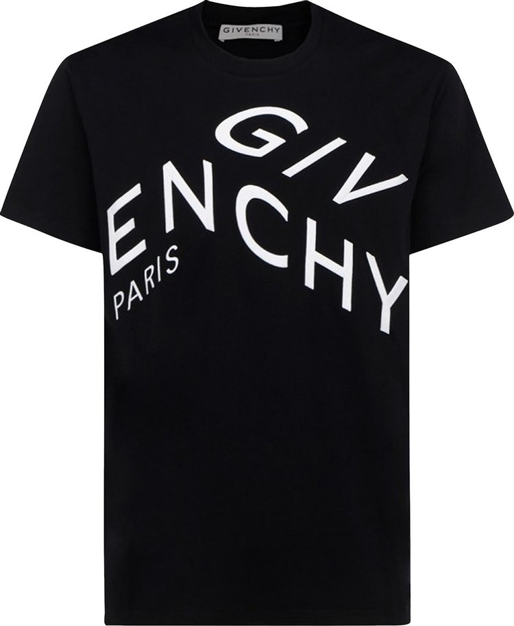 Buy Givenchy Refracted Oversized Embroidered T-Shirt 'Black/White ...