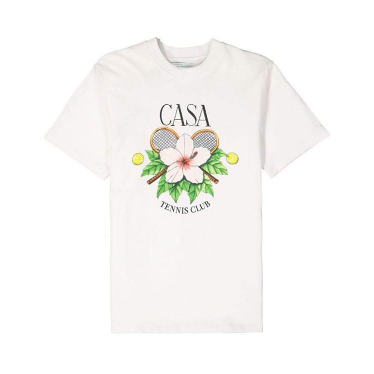 Casablanca Printed T-Shirt 'White'