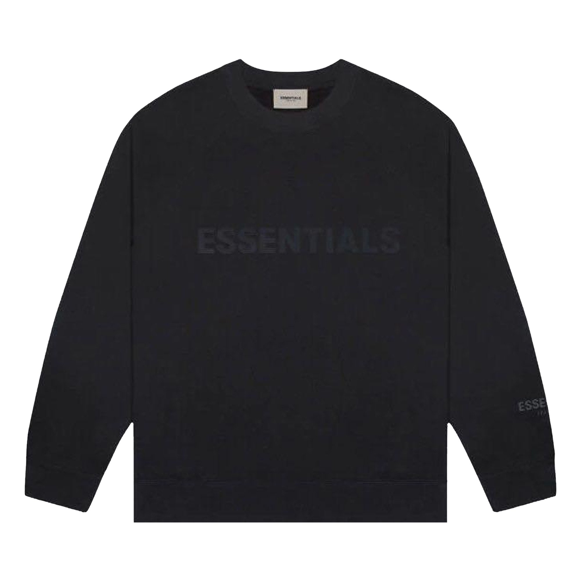 Buy Fear of God Essentials Crewneck Sweatshirt 'Black' - 0192 ...