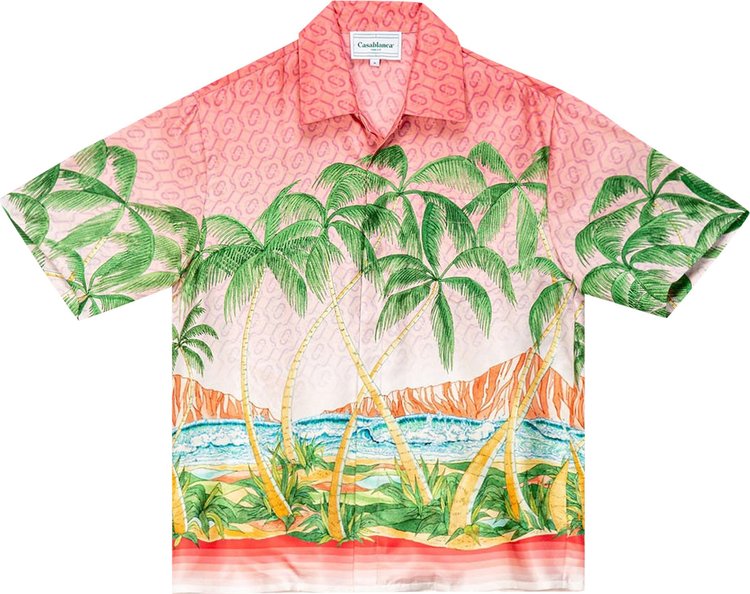 Casablanca Rose A Maui Silk Shirt 'Multicolor'