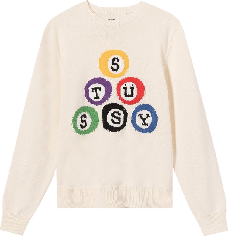 Stussy Billiard Sweater 'Natural'