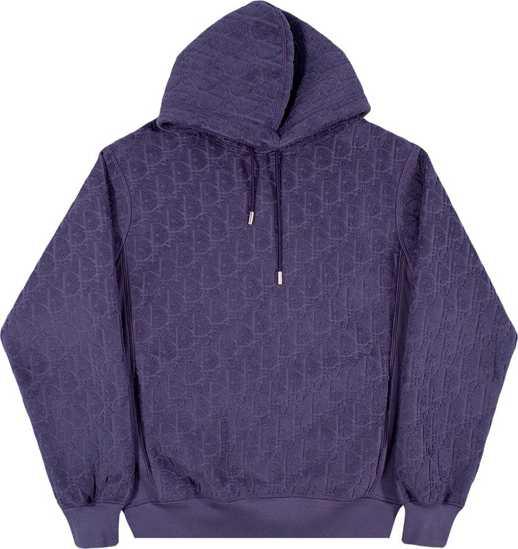 Dior Oblique French Terry Hoodie 'Purple'