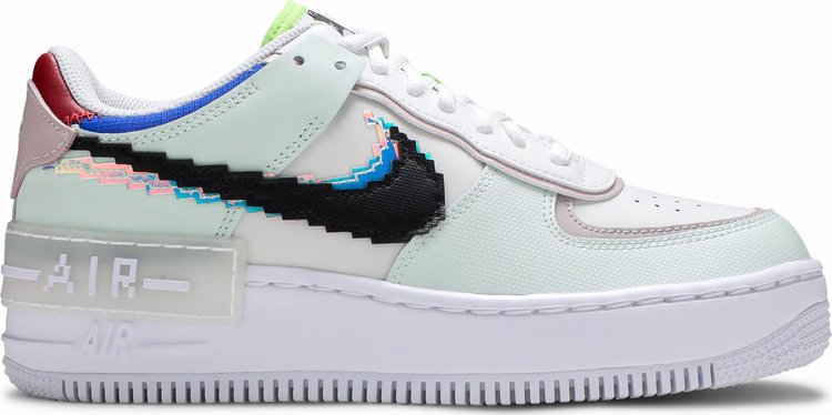 Of anders Pest Portier Wmns Air Force 1 Shadow SE 'Pixel Swoosh - Barely Green' | GOAT