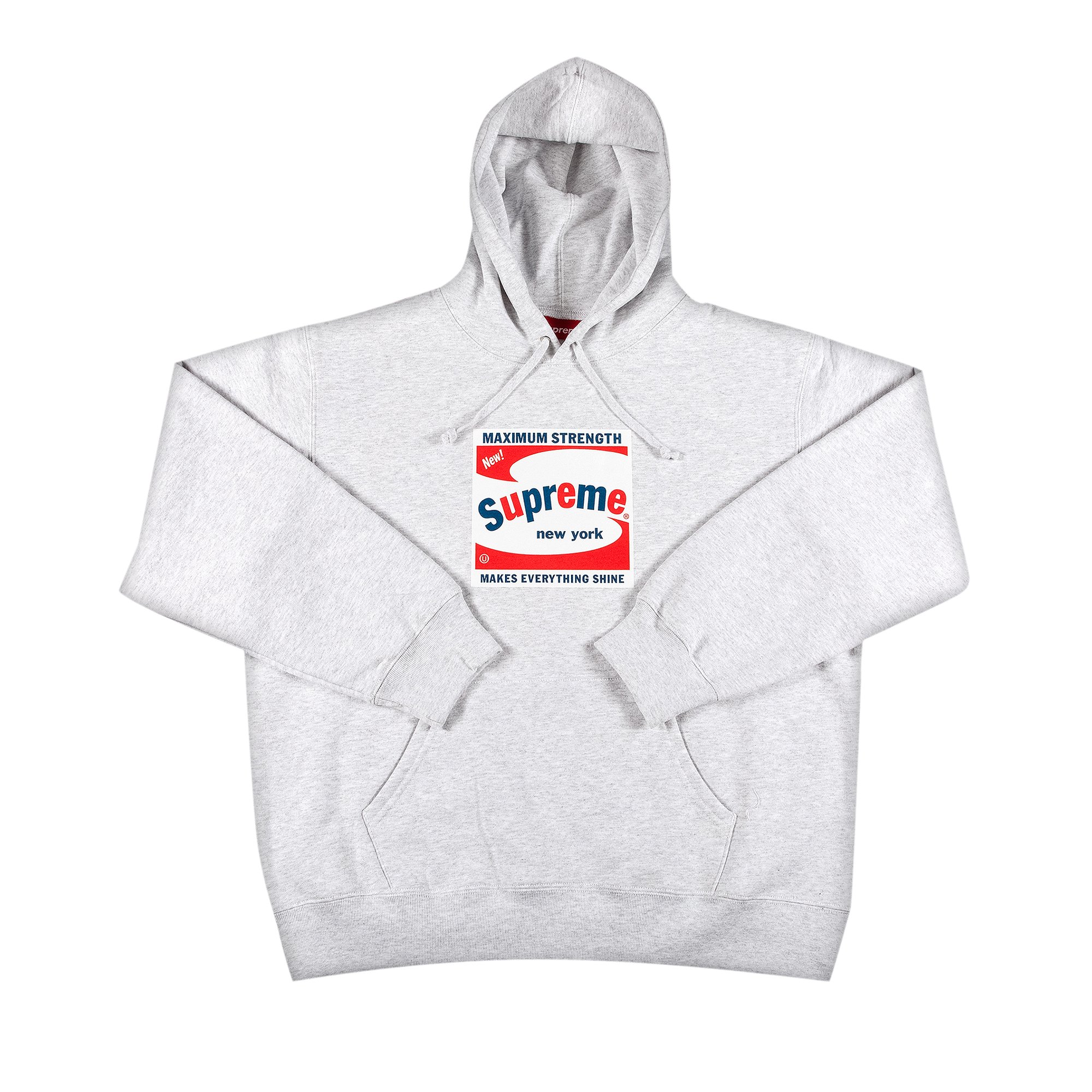 Buy Supreme Shine Hooded Sweatshirt 'Ash Grey' - SS21SW86 ASH GREY 