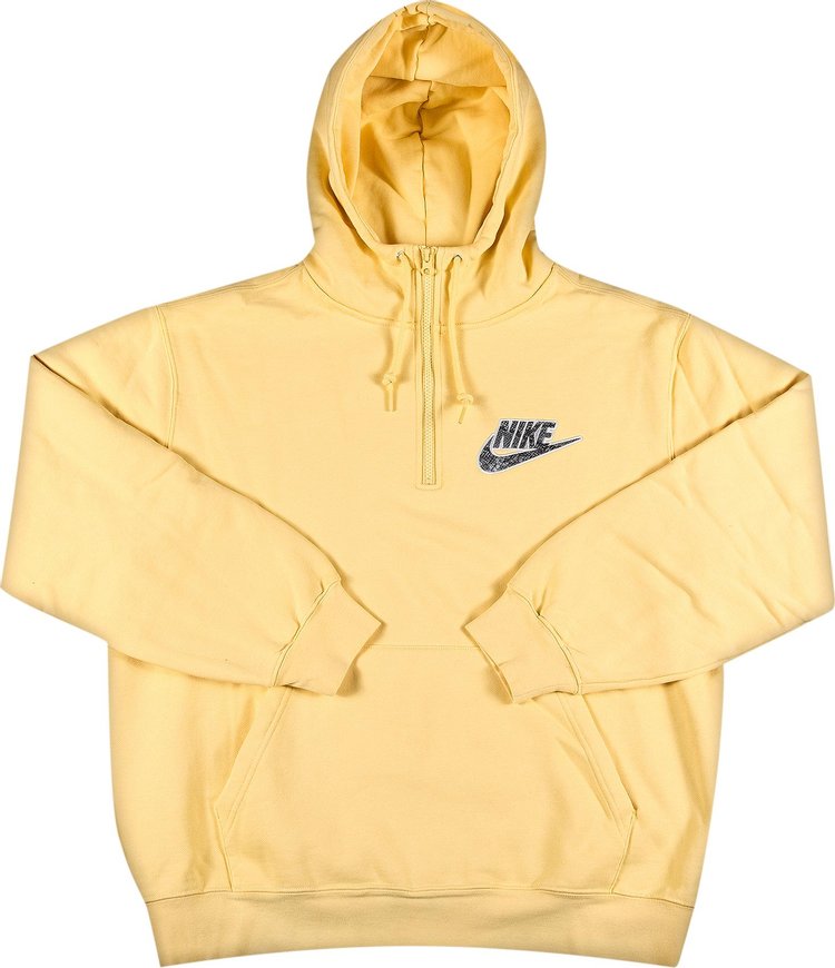 Supreme x Nike Half Zip Hooded Sweatshirt 'Pale Yellow' - SS21SW6 PALE YELLOW | GOAT