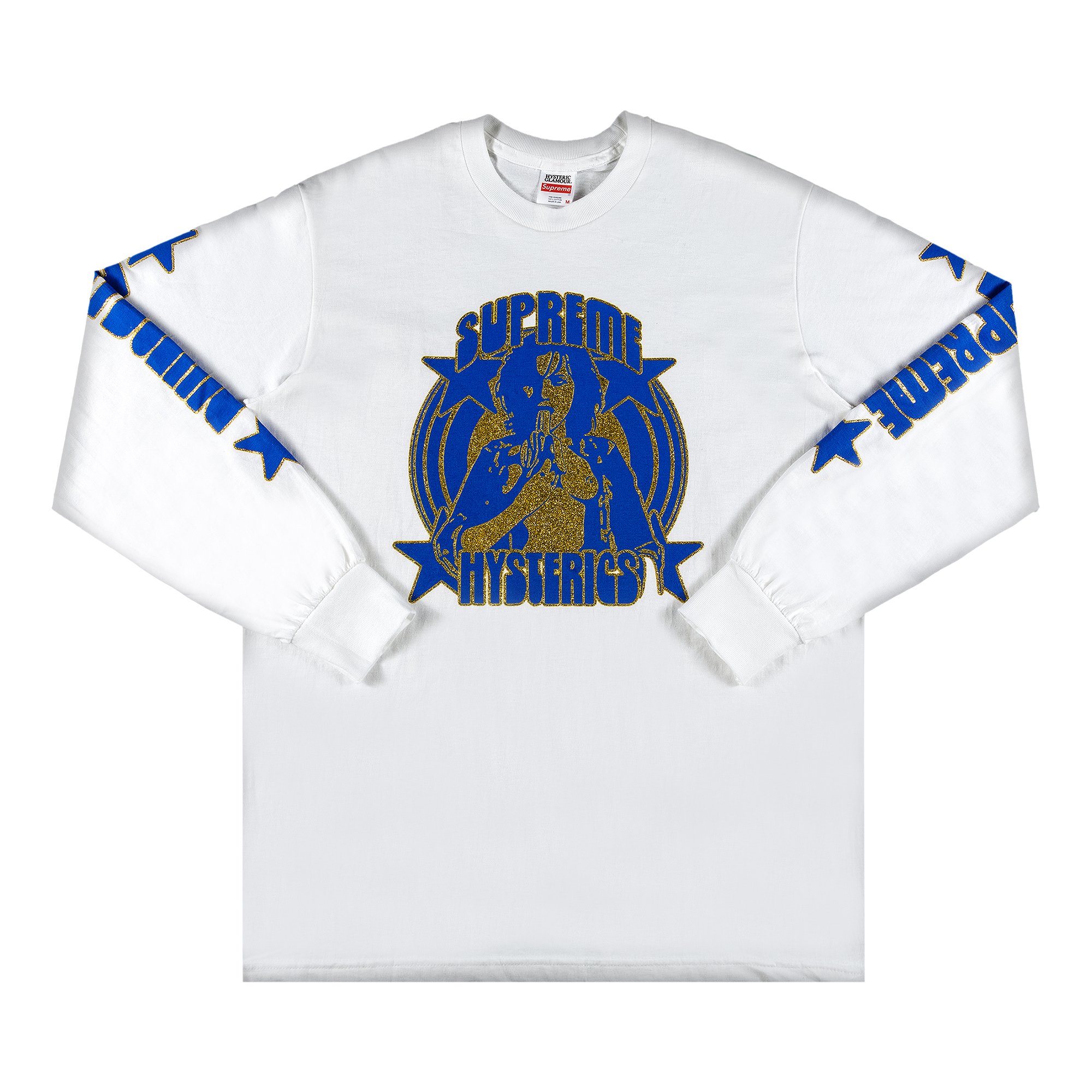 Supreme x Hysteric Glamour Long-Sleeve Tee 'White' | GOAT