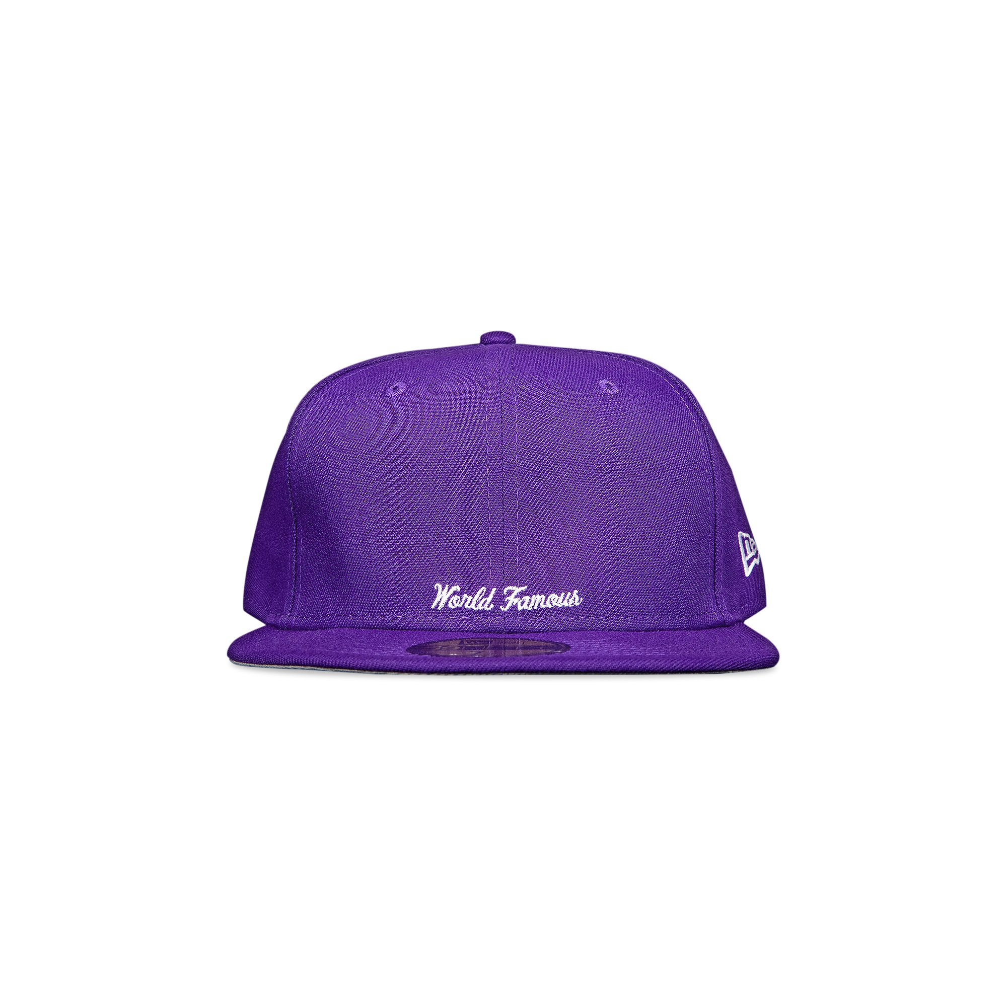 Supreme x New Era Reverse Box Logo Hat 'Purple'