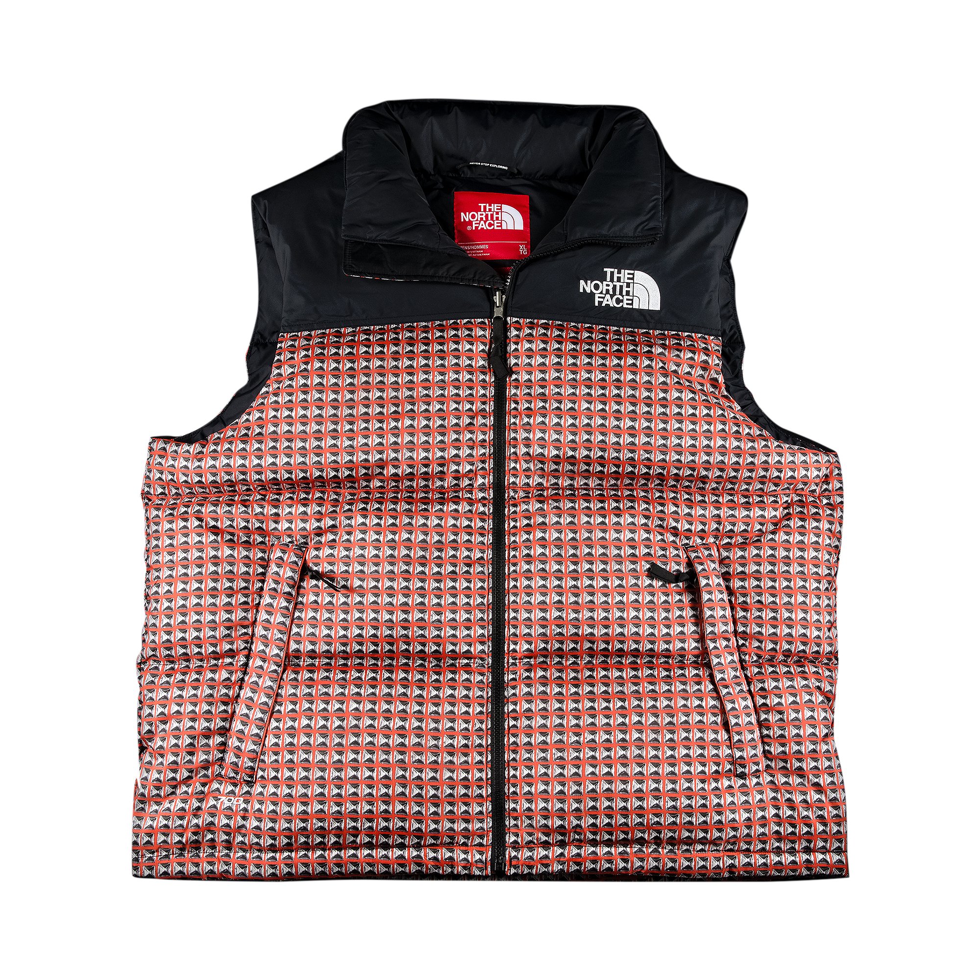 Supreme x The North Face Studded Nuptse Vest 'Red'
