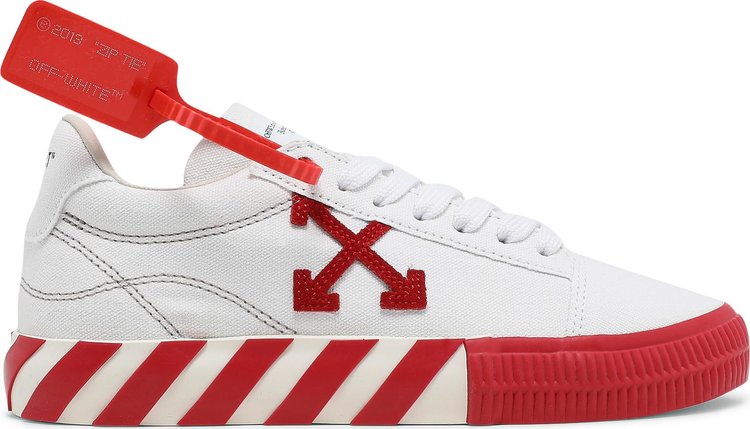 Off-White Wmns Vulc Sneaker 'White Red'