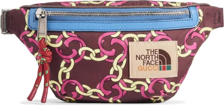 The North Face x Gucci Belt Bag 'Burgundy Multi'