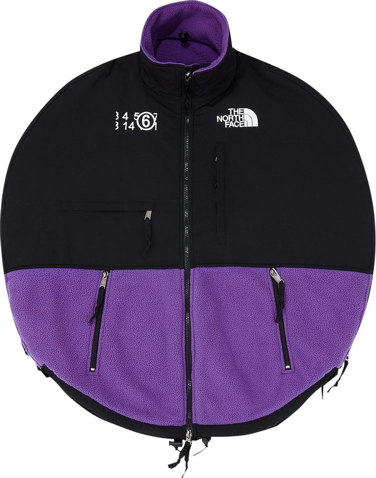 The North Face x MM6 Maison Margiela Circle Denali Jacket 'Purple/Black'