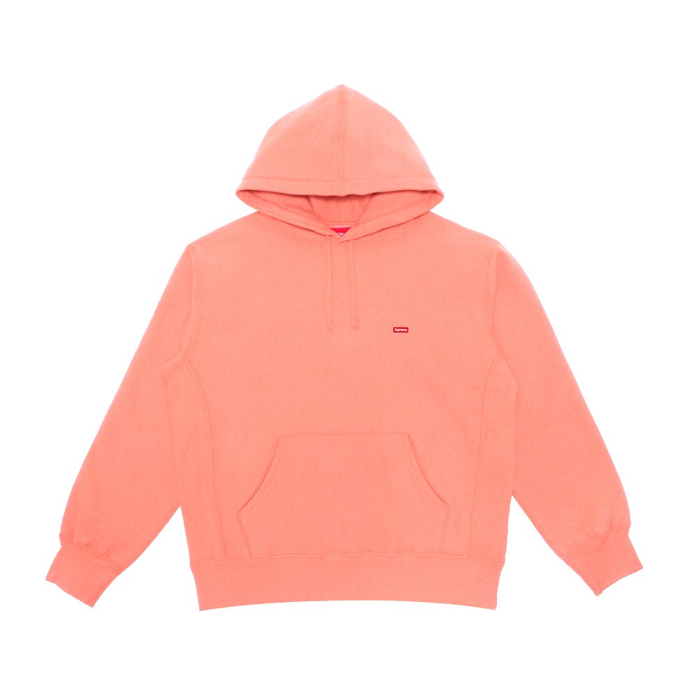 Buy Supreme Small Box Hooded Sweatshirt 'Dusty Coral' - SS21SW49