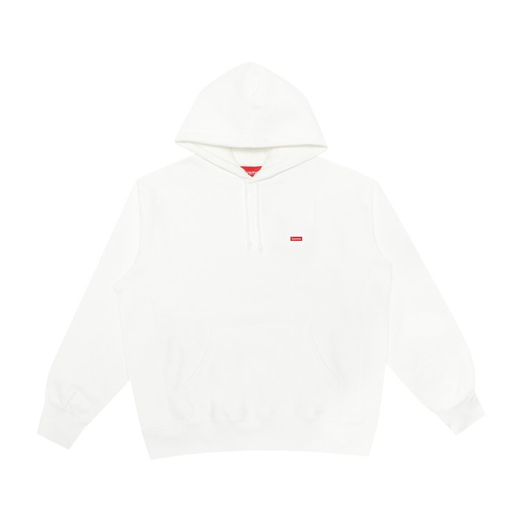 Supreme Small Box Hooded Sweatshirt 'White' | GOAT