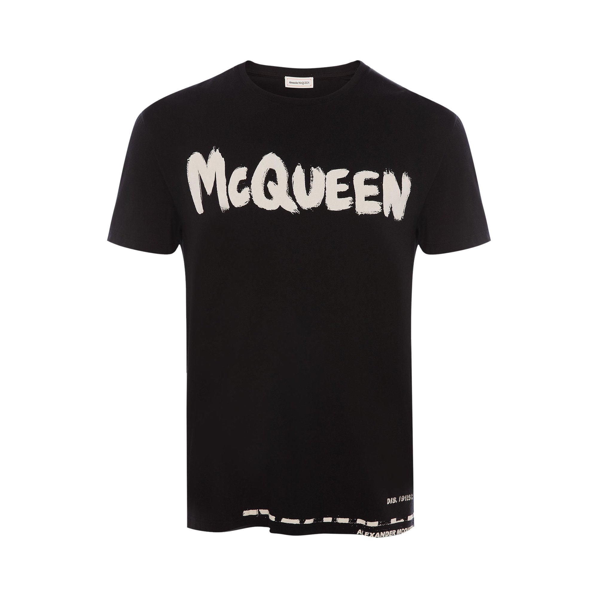Alexander McQueen Graffiti T-Shirt 'Black'