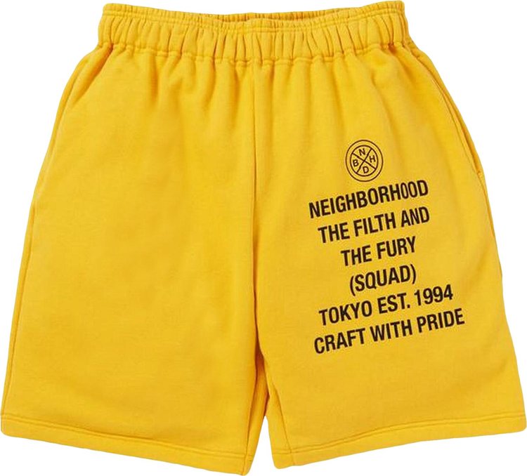 Buy Neighborhood Tight C-ST Shorts 'Gold' - 201MBNH PTM03 GOLD