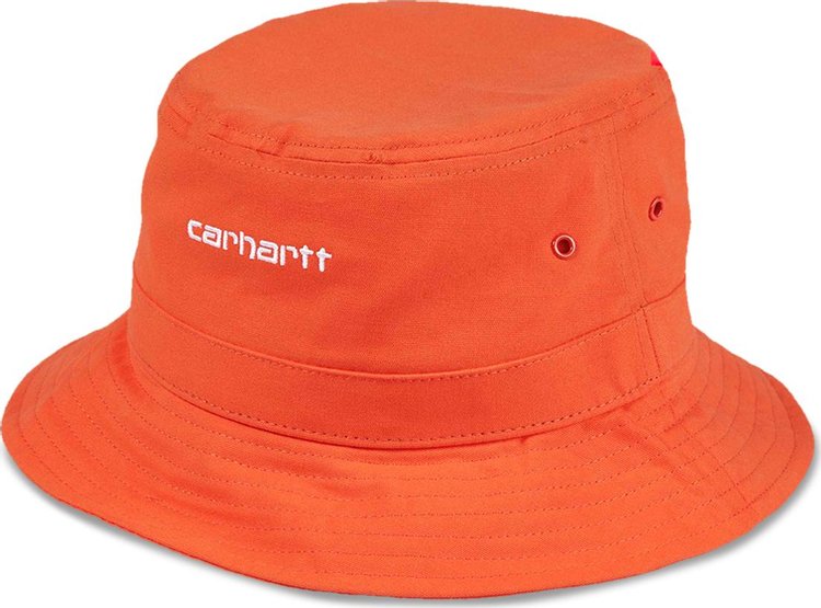 Carhartt WIP Script Bucket Hat 'Pepper/White'