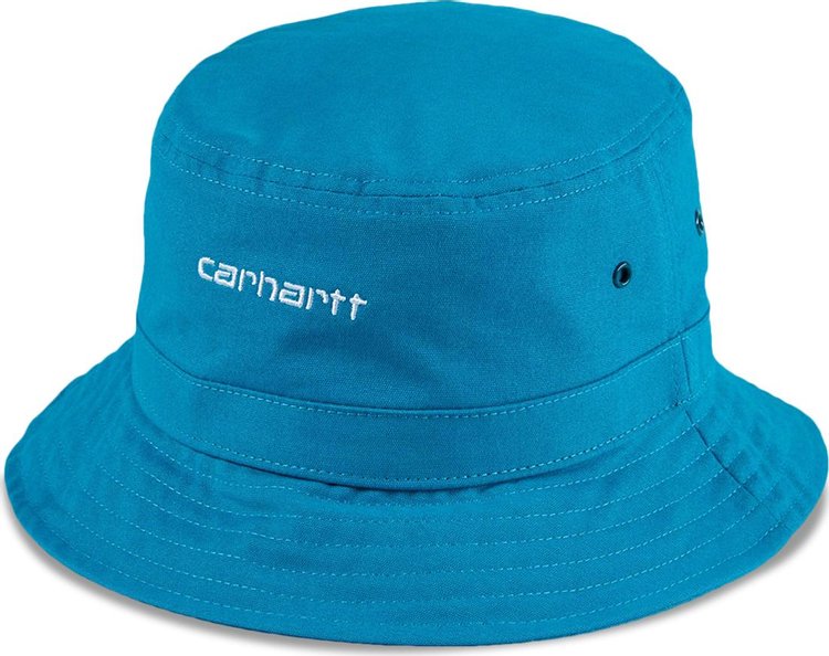 Carhartt WIP Script Bucket Hat 'Pizol/White'