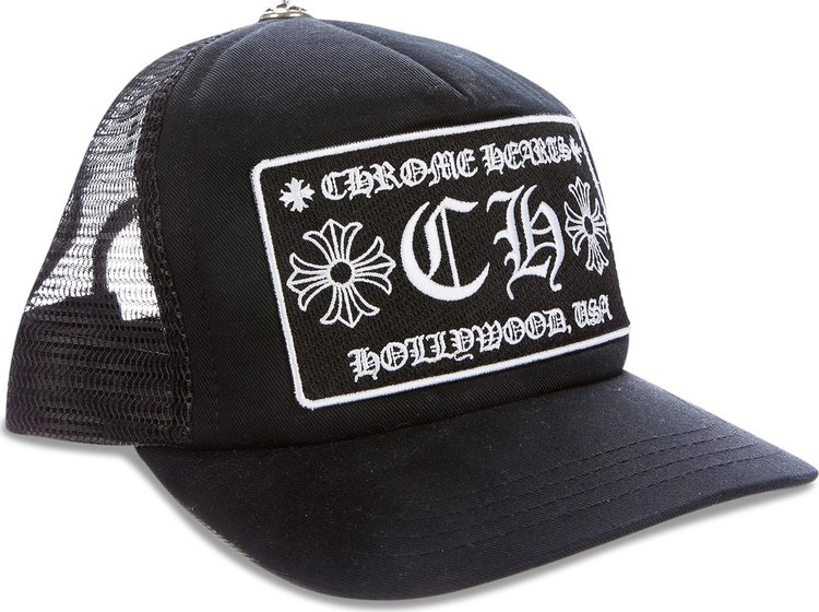 Chrome Hearts Ch Hollywood Trucker Hat 'Black'