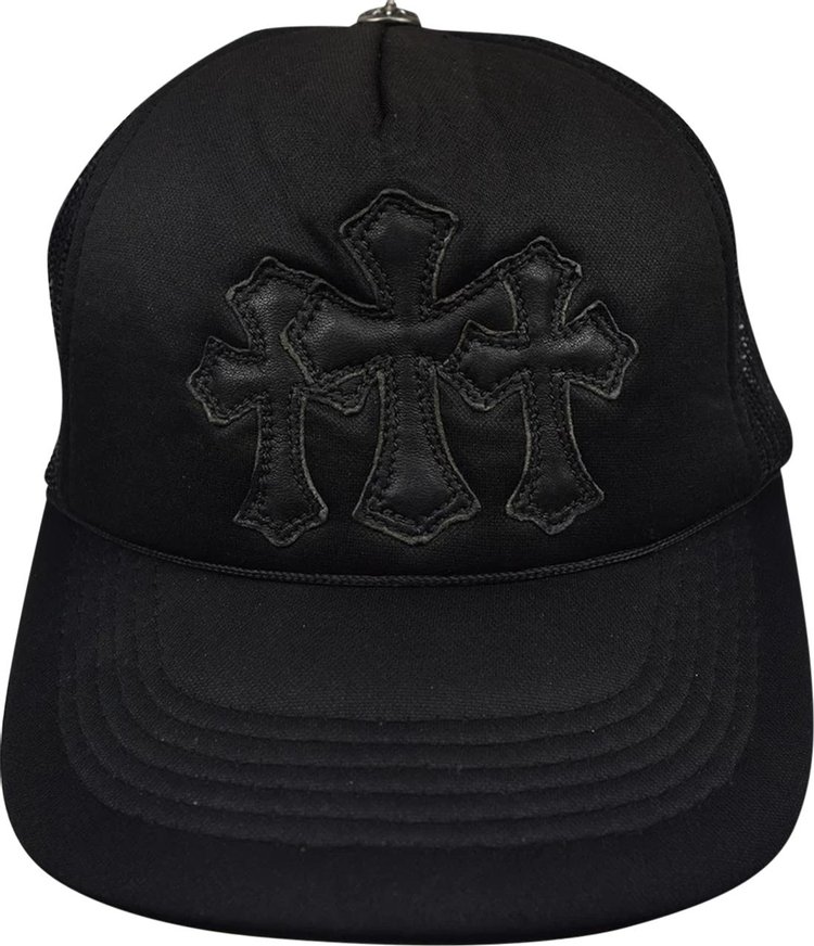 Chrome Hearts Triple Cross Cemetery Trucker Hat 'Black'