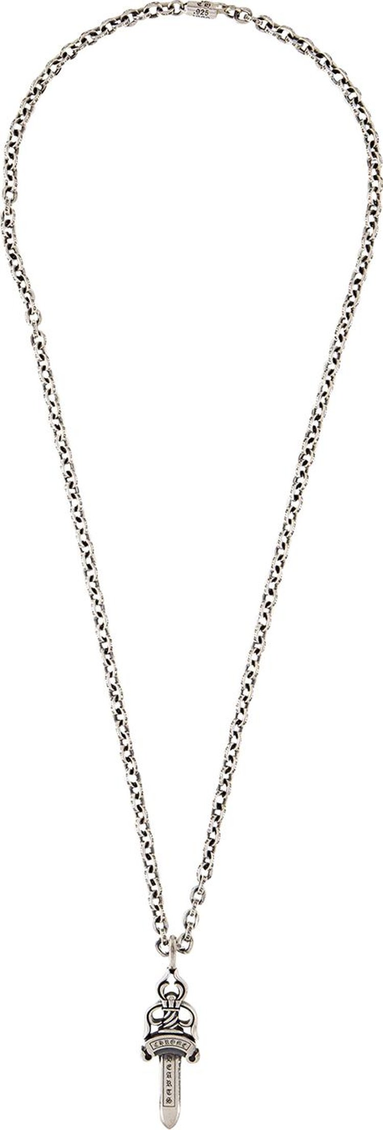 Chrome Hearts Dagger Pendant Necklace 'Silver'
