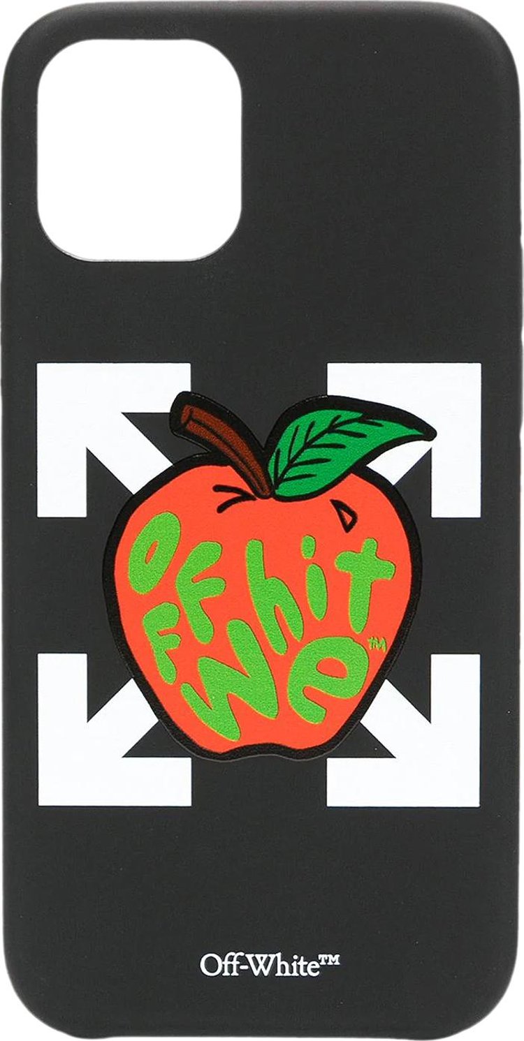 Off-White Apple iPhone 12 Pro Cover 'Black/Red'