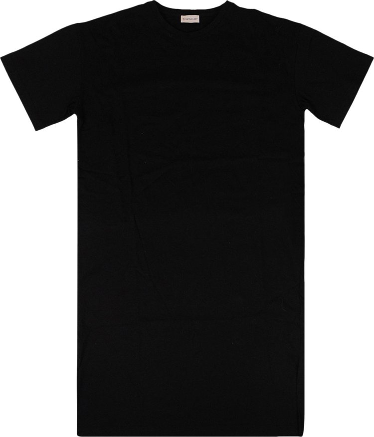 Moncler Logo Print T-Shirt Dress 'black'