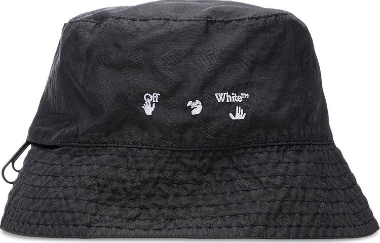 Off-White Logo Bucket Hat 'Black/White'