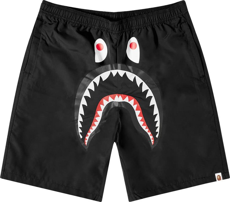 BAPE Space Camo Shark Reversible Shorts 'Black'