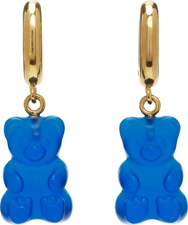 Balenciaga Gummy Bear Earrings 'Blue/Gold'