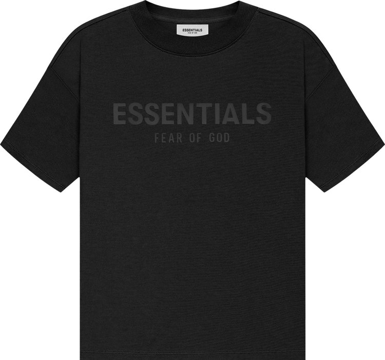 Buy Fear of God Essentials Kids Short-Sleeve Tee 'Black' - 125SP212100K ...