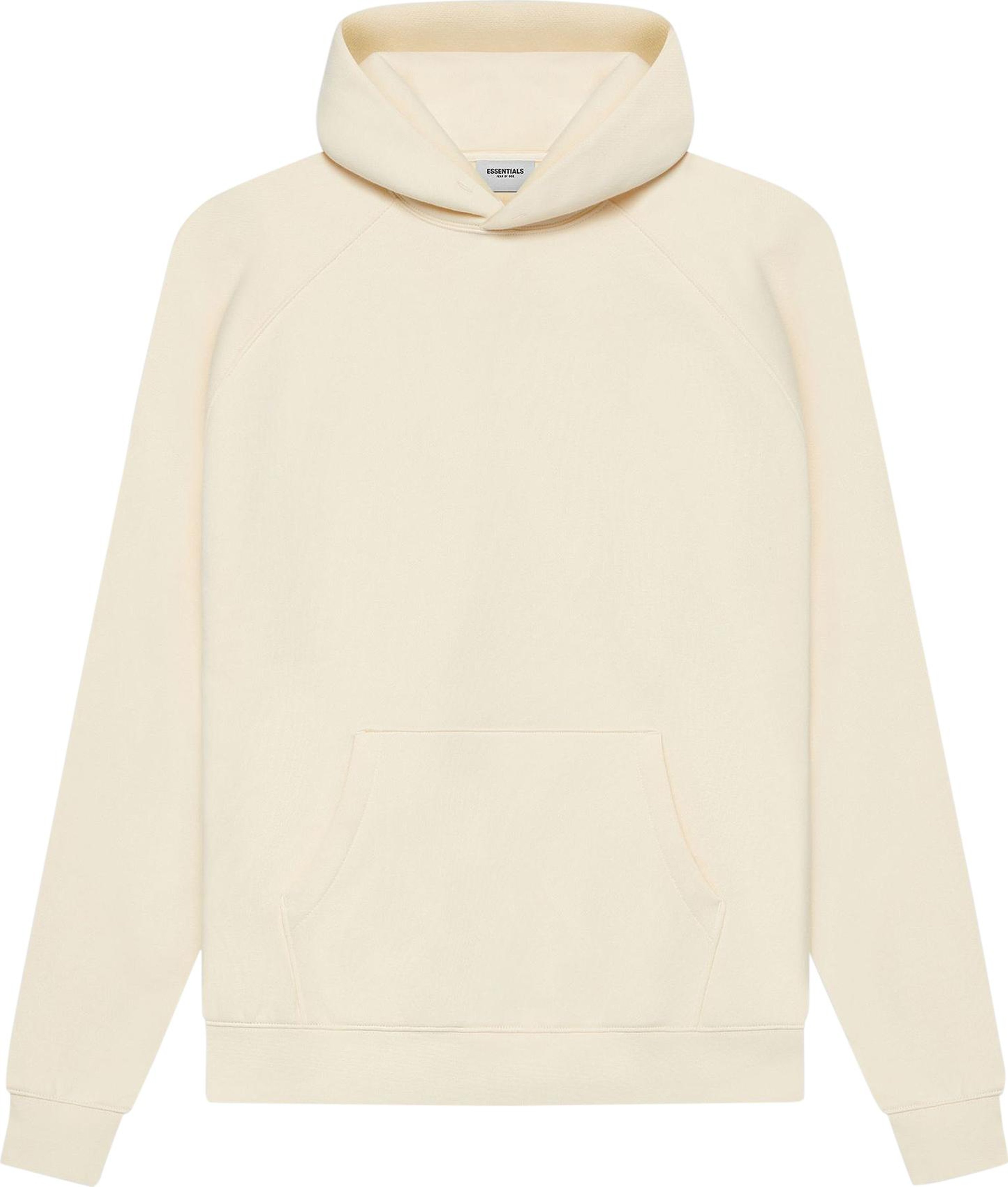 Buy Fear of God Essentials Pull-Over Hoodie 'Buttercream ...