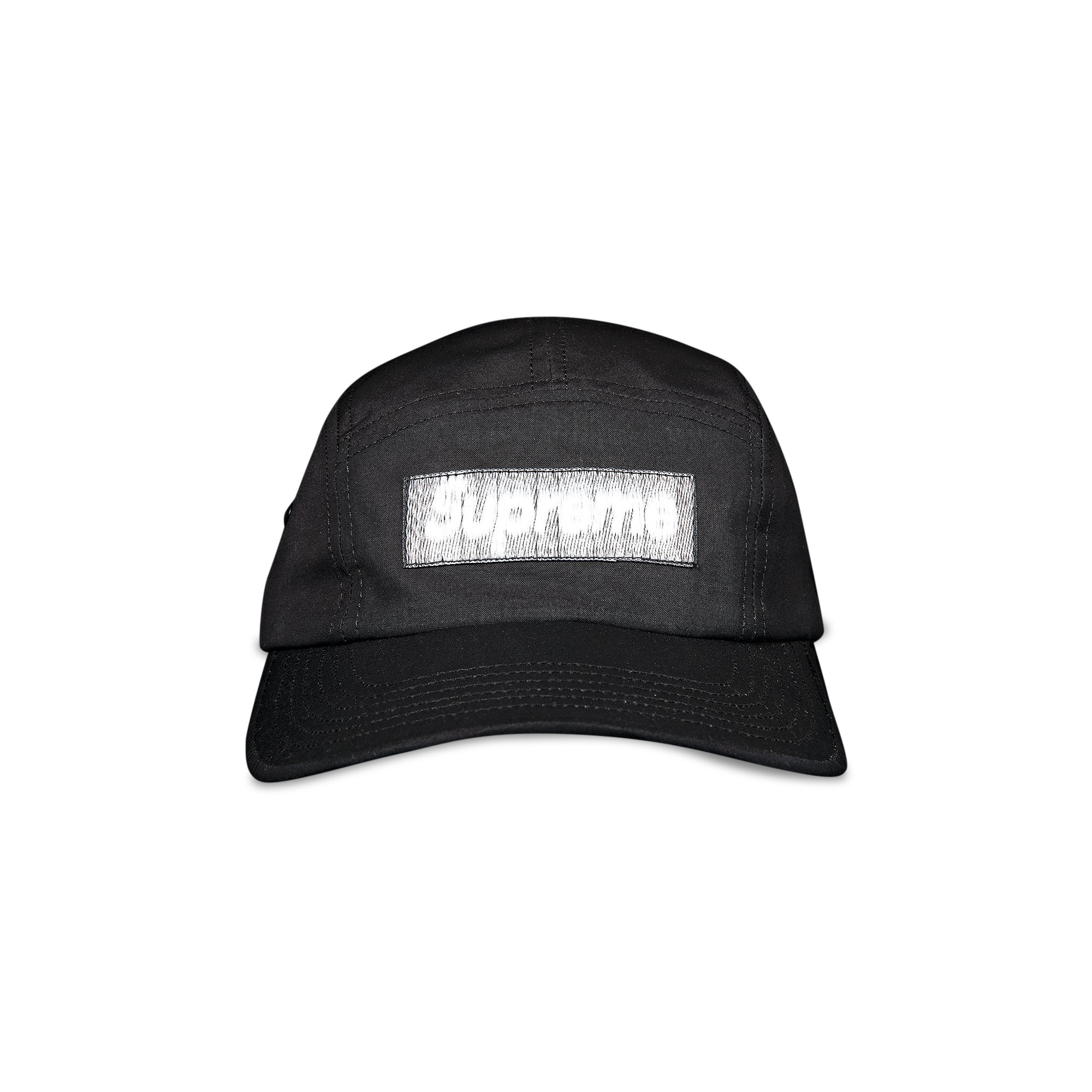 Supreme Reversed Label Camp Cap 'Black'