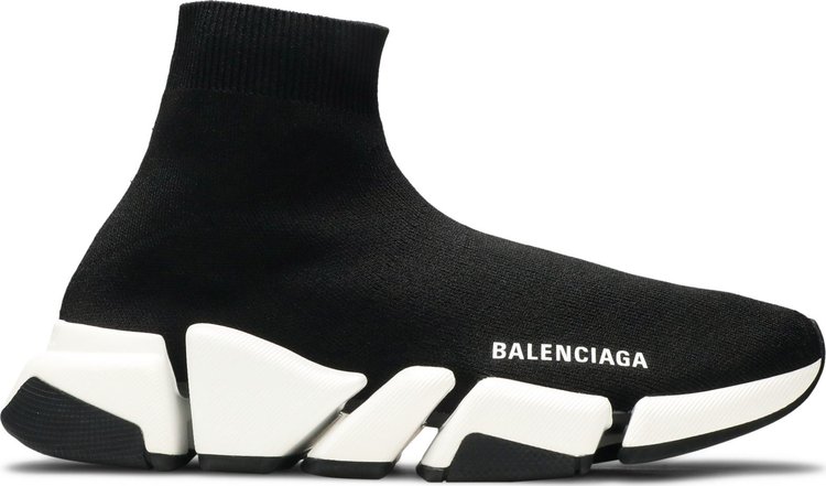 Balenciaga Wmns Speed 2 Trainer Knit 'Black White'