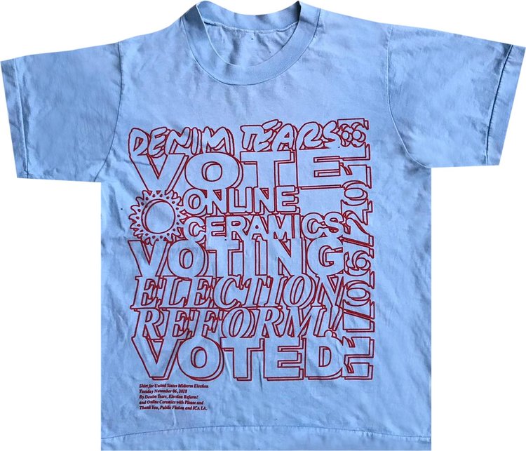Online Ceramics x Election Reform Midterm Election Shirt 'Blue'