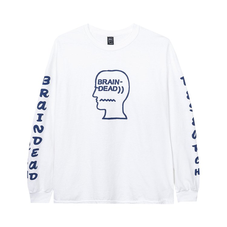 Brain Dead Vehicle Long-Sleeve T-Shirt 'White'