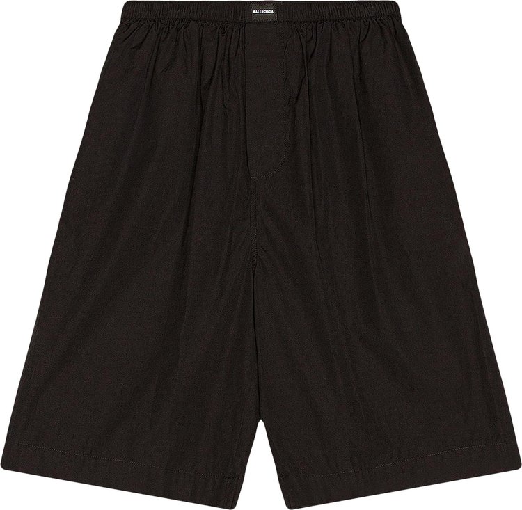 Buy Balenciaga Pajama Short 'Black' - 658413 TEM16 1000 | GOAT