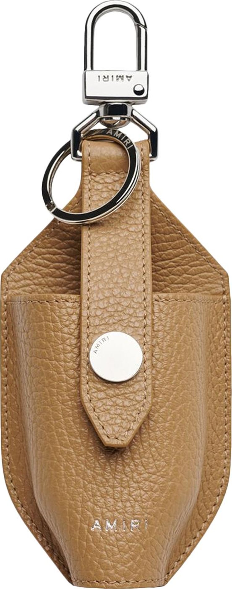Amiri Leather Hand Sanitizer Pouch 'Oatmeal'