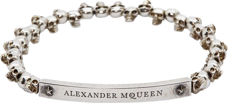 Alexander McQueen Skull Bracelet 'Antique Silver'