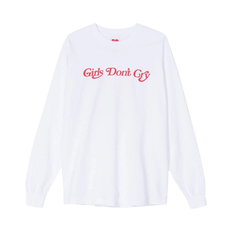 Girls Don't Cry Butterfly Long-Sleeve T-Shirt 'White'