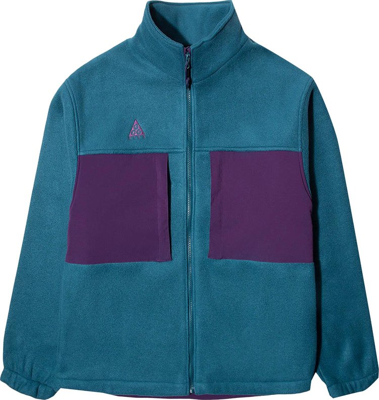 gris Elegancia vendedor Buy Nike ACG Microfleece Jacket 'Turquoise/Grand Purple/Black' - BQ3446 347  | GOAT