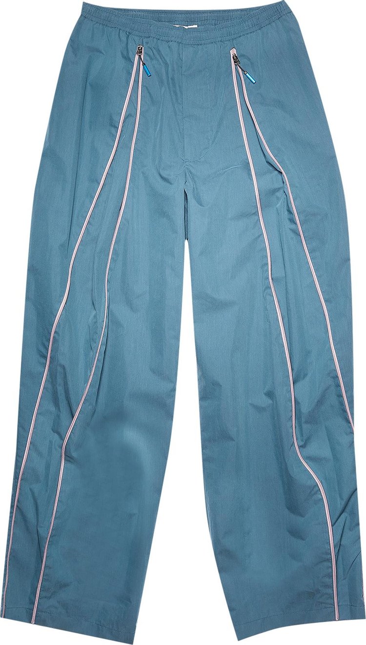 Buy Acne Studios Zipper Trousers 'Mid Blue' - BK0399 GOAT MID | GOAT