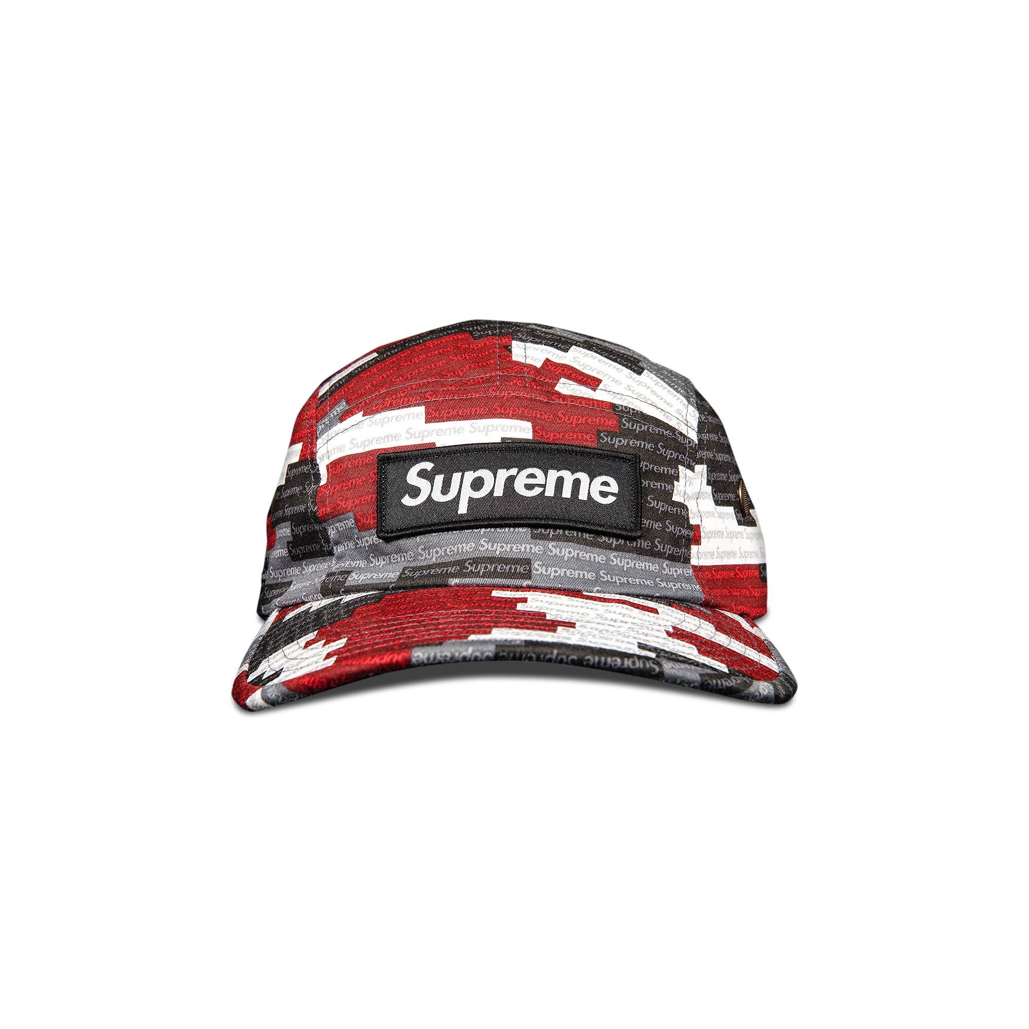Buy Supreme Military Camp Cap 'Red Camo' - SS21H39 RED CAMO | GOAT