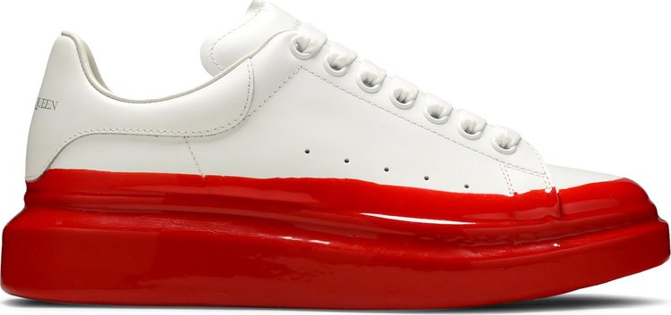 Buy Alexander McQueen Oversized Sneaker 'Paint Dipped - White Lust Red' -  645864 WHZ4M 9676 | GOAT