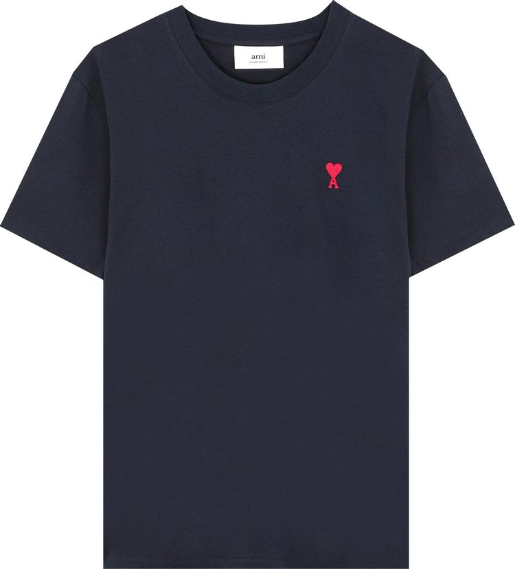 Ami Logo T-Shirt 'Navy'